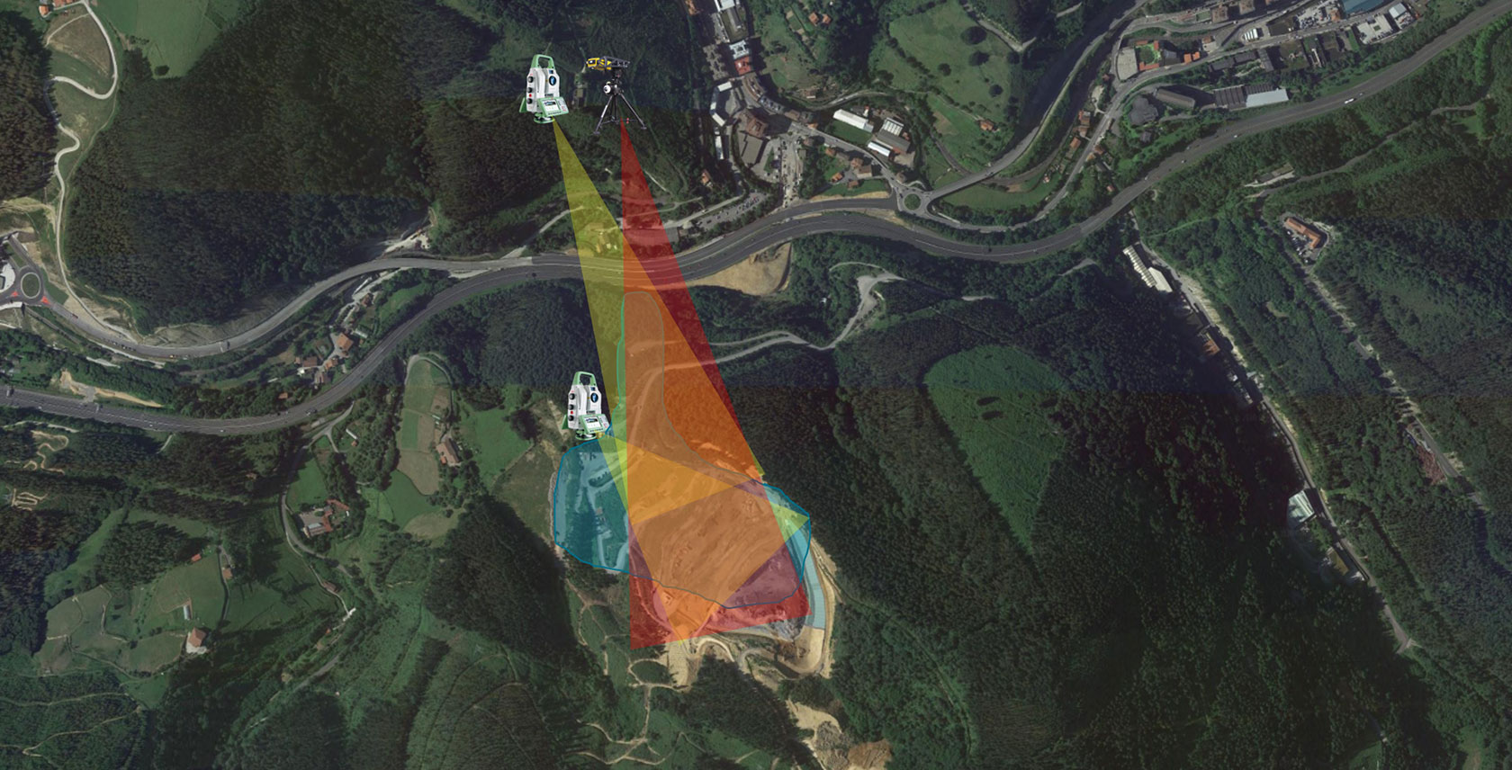 Monitoring a landslide in Zaldibar Spain